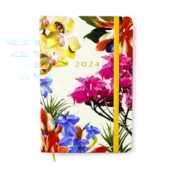 Agenda 2024 Planner Diária Jóia Natural Insecta Dia Média
