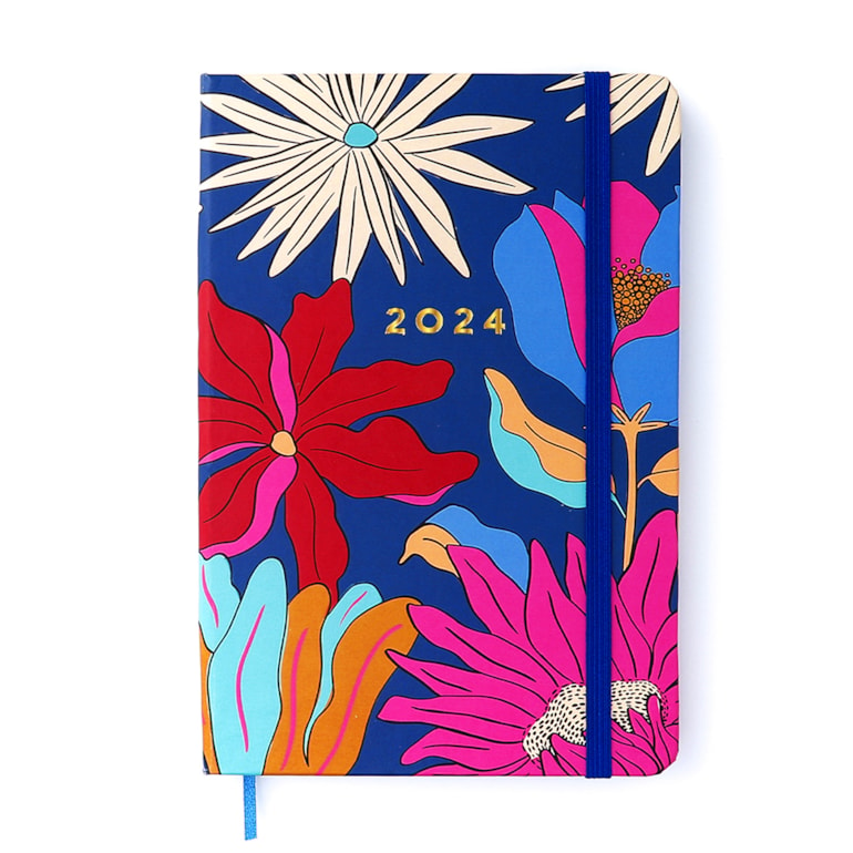 Agenda diaria 2024 Flores grande (JUMBO)