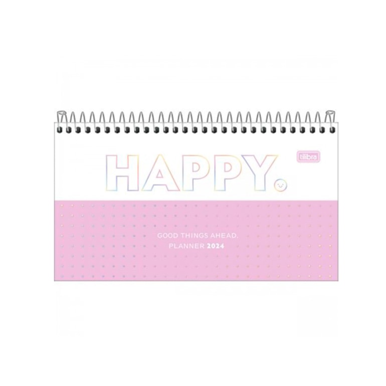 Agenda 2024 Semanal Happy Mini Rosa Candy