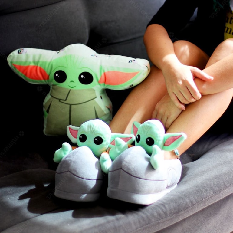 Almofada de Microfibra Star Wars Baby Yoda