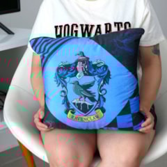 Almofada Harry Potter Corvinal Fibra e Veludo