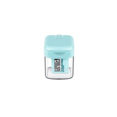 Apontador Faber-Castell com Depósito Mini Box Verde Pastel