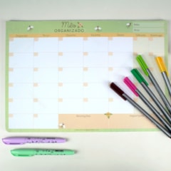 Bloco Planner Mensal Abelhinha