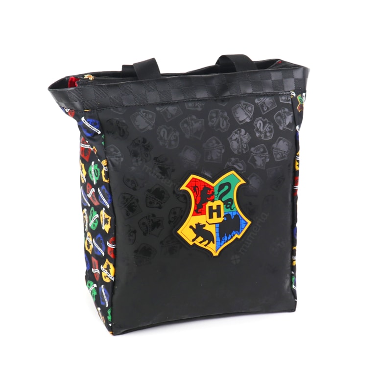 Bolsa Sacola Harry Potter Brasão Hogwarts Preta