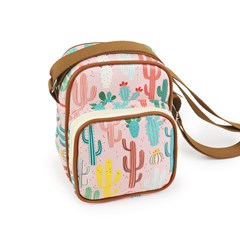 Bolsa Shoulder Bag Cactos Colors Rosa