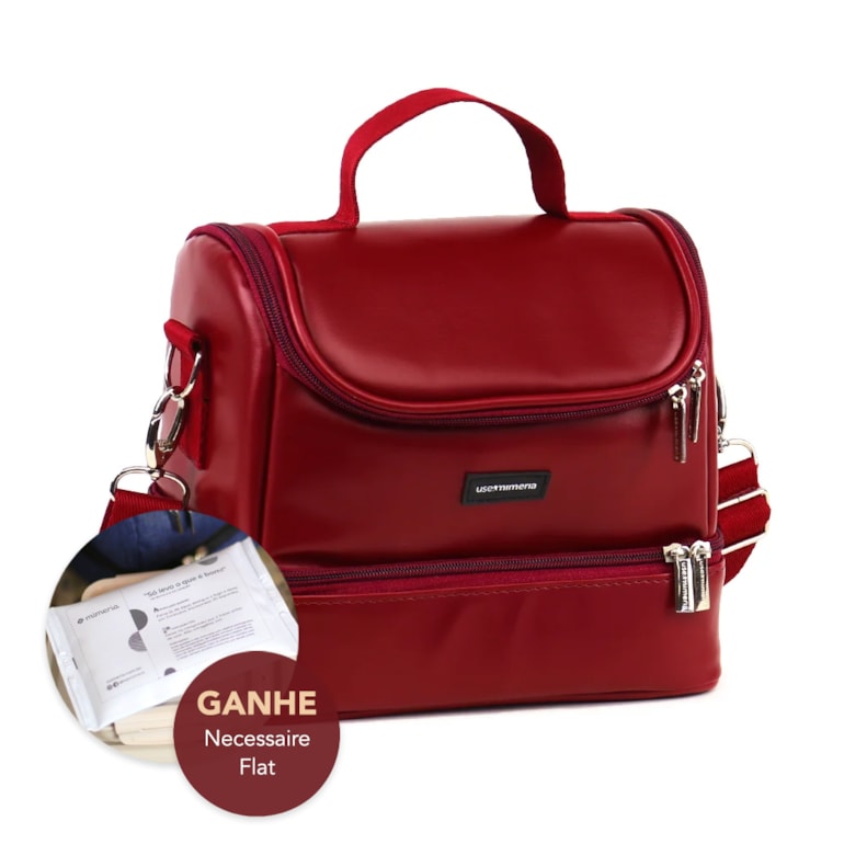 Bolsa Térmica Duo Vermelho Cereja