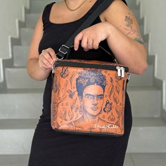 Bolsa Térmica Frida Kahlo Colores Ocre