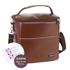 Bolsa Térmica Move Grande Marrom Cacau