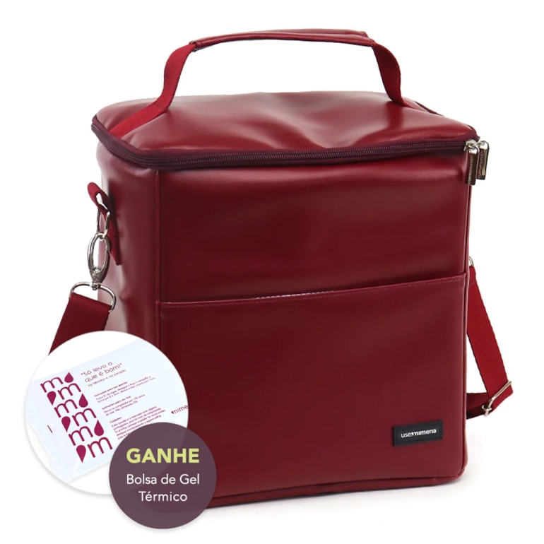 Bolsa Térmica Move Grande Vermelho Cereja