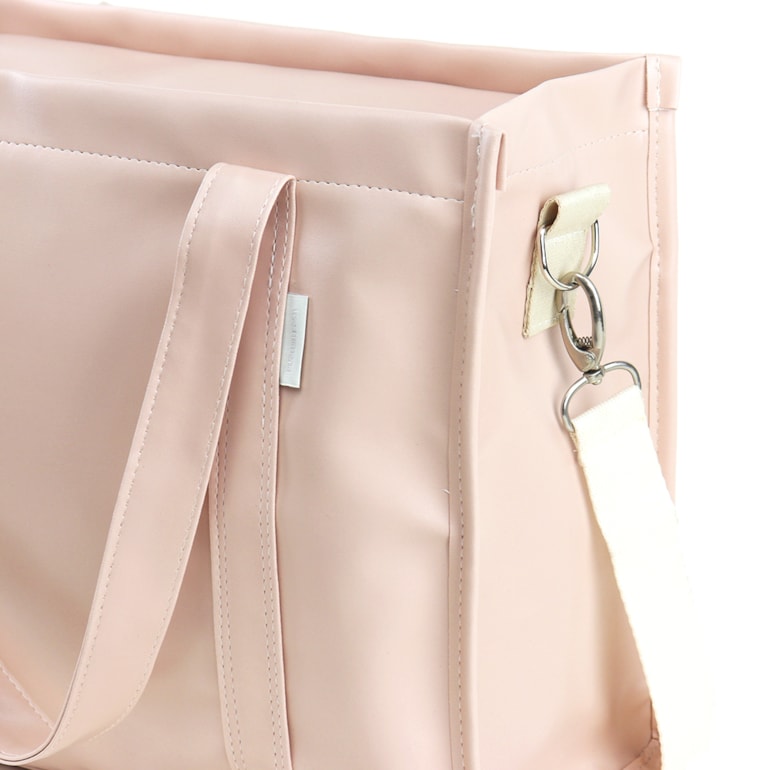 Bolsa Tote Midi com Alça Nude