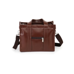Bolsa Tote Mini com Alça Marrom Cacau