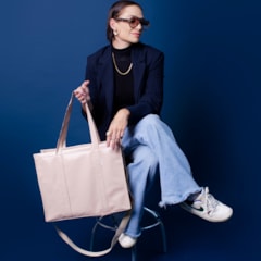 Bolsa Tote Pro com Alça Nude
