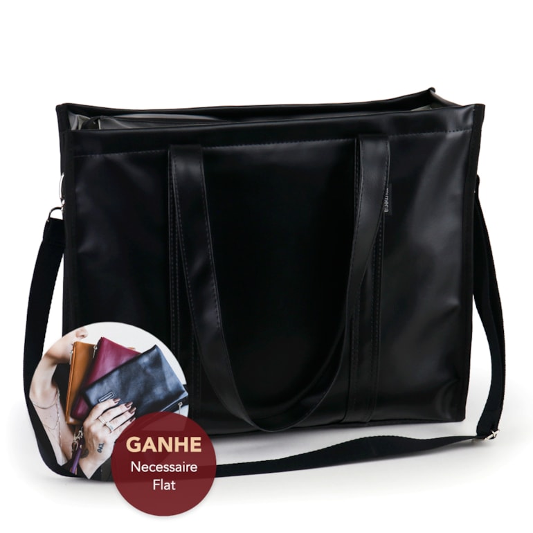 Bolsa Tote Pro com Alça Preta