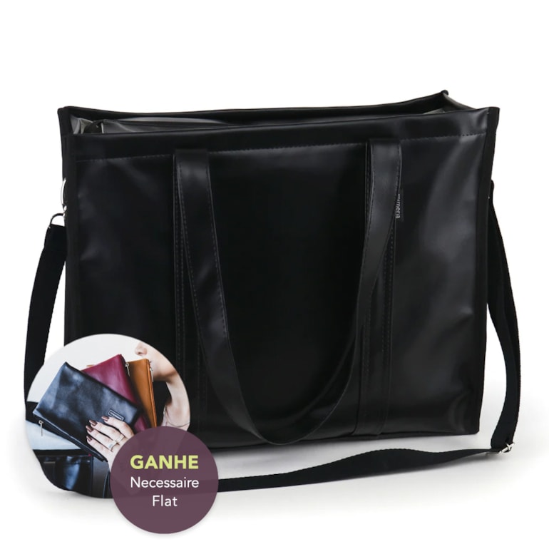 Bolsa Tote Pro com Alça Preta