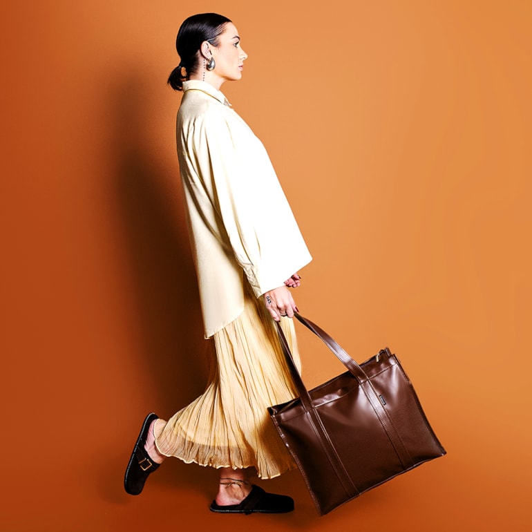 Bolsa Tote Pro Marrom Cacau