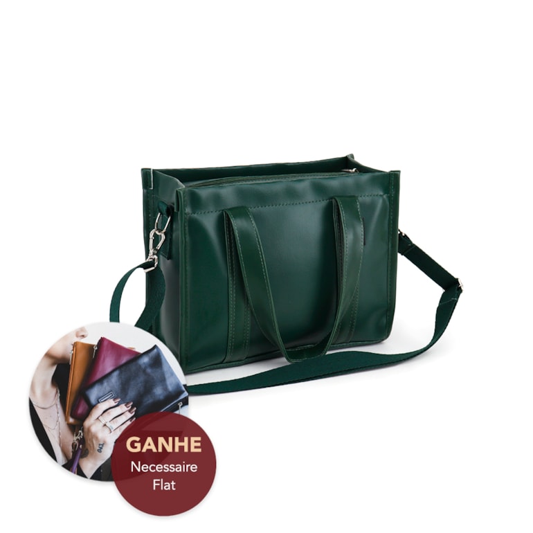 Bolsa Tote Pro Mini com Alça Verde Oliva