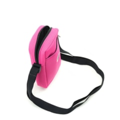 Bolsa Transversal de Tecido Esportivo Rosa