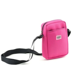 Bolsa Transversal de Tecido Esportivo Rosa