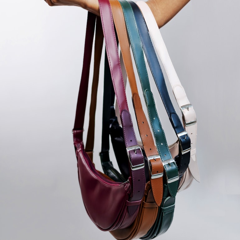 Bolsa Transversal Moon Verde Oliva