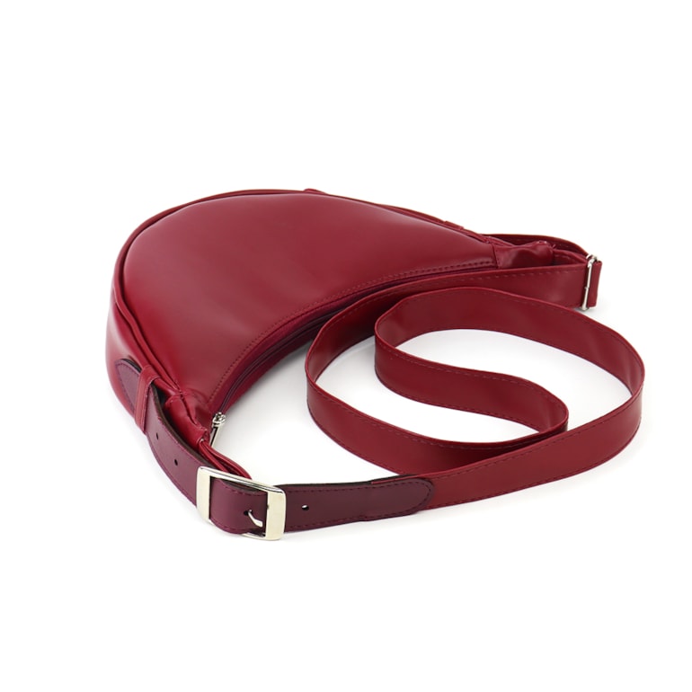 Bolsa Transversal Moon Vermelho Cereja