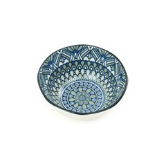 Bowl de Cerâmica Azul e Cinza Pequeno