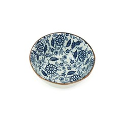 Bowl de Cerâmica Floral Azul Pequeno
