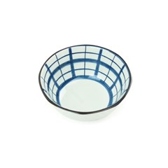 Bowl de Cerâmica Listrado Azul Pequeno