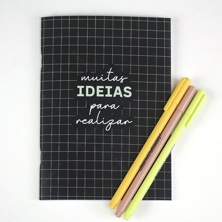 Caderneta Grid Muitas Ideias