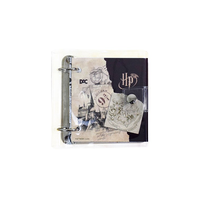 Caderno Argolado em PVC Mini Harry Potter