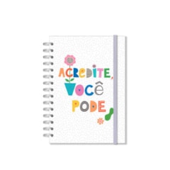 Caderno Clássico Frases Coloridas