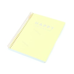 Caderno Colegial Happy Amarelo 80 Folhas