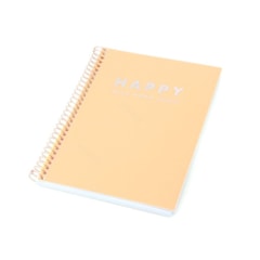 Caderno Colegial Happy Laranja