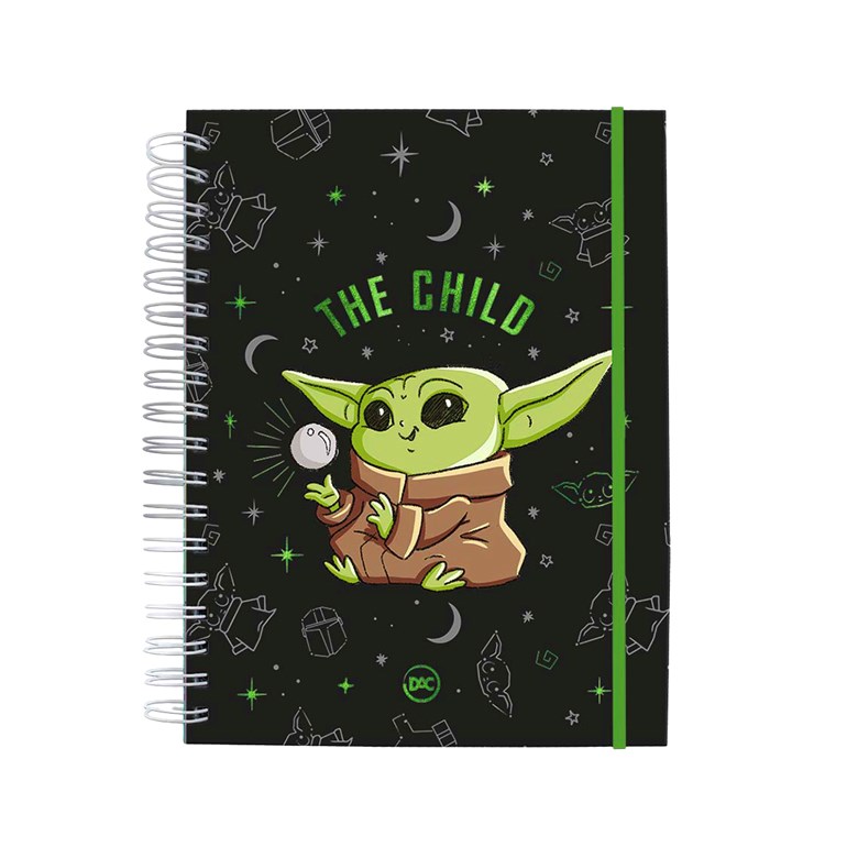 Caderno Colegial Smart Baby Yoda
