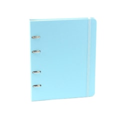 Caderno Criativo Argolado Azul Pastel