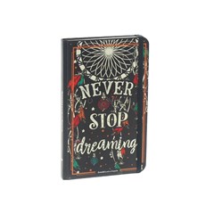 Caderno Criativo com Elástico Never Stop Dreaming