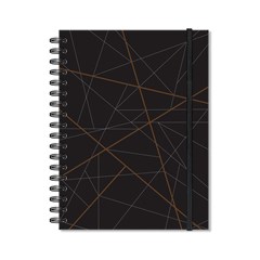 Caderno de Folhas Removiveis Geométrico