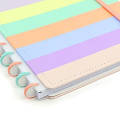 Caderno Inteligente Arco-Íris Pastel Grande
