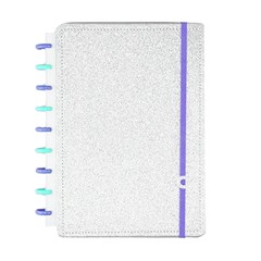 Caderno Inteligente Let´s Glitter Slver 2.0 Grande