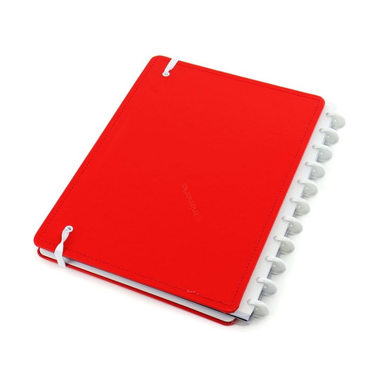 Caderno Inteligente Vermelho Cereja Grande