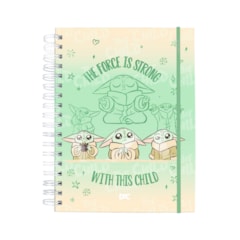 Caderno Mini Smart Start Wars - Baby Yoda