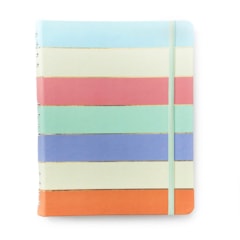 Caderno Organizador Duo Pautado & Pontado Pastel Block Sport Listras Grande