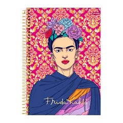 Caderno Universitário Frida Kahlo Pattern 80 Folhas
