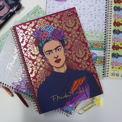 Caderno Universitário Frida Kahlo Pattern 80 Folhas