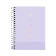Caderno Universitário Happy Lilás Candy 80 Folhas