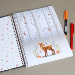 Caderno Universitário Loveland Love Without Limits 80 Folhas