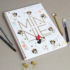 Caderno Universitário Minnie Core Bright & Amazing Things 80 Folhas