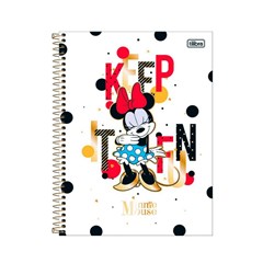 Caderno Universitário Minnie Core Keep It Fun 80 Folhas