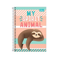 Caderno Universitário Nap Nap My Spirit Animal 80 Folhas