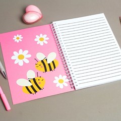 Caderno Wire-O Hola Bee
