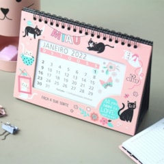 Calendário de Mesa 2022 Gatos